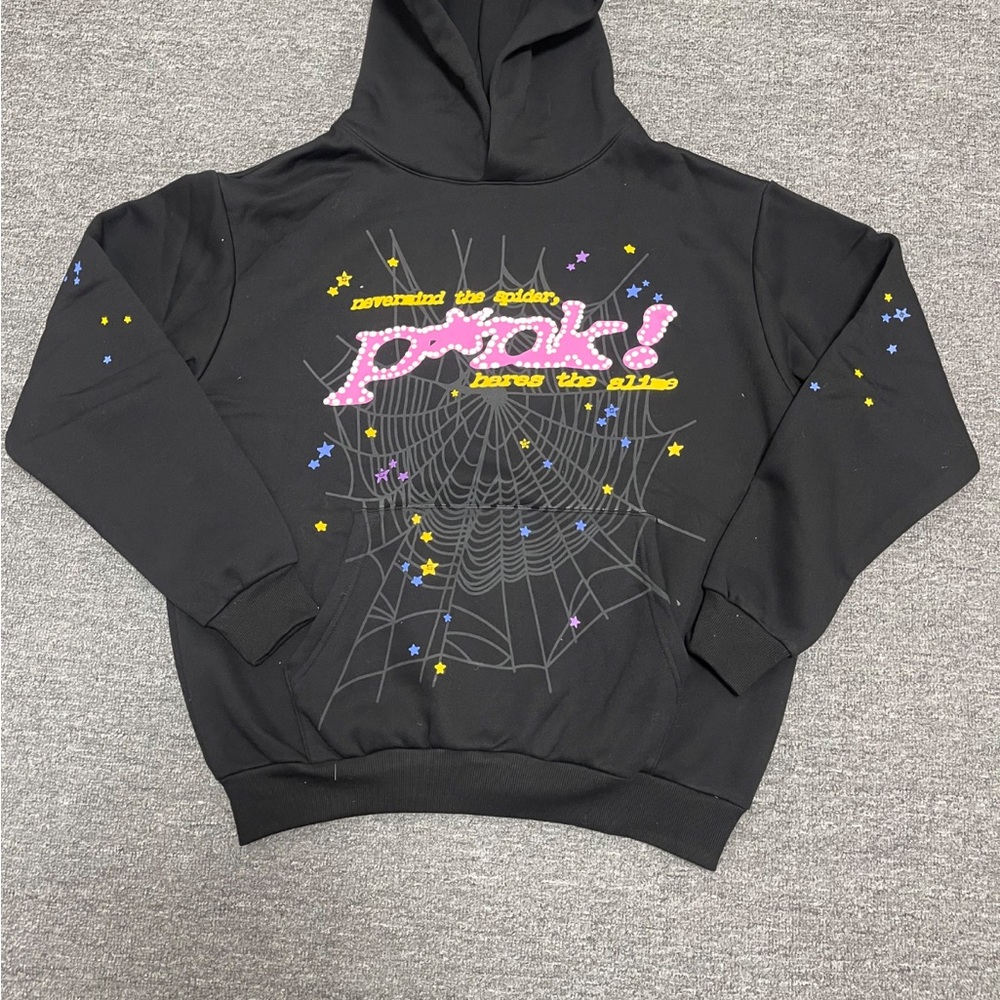 Sp5der hoodie p*nk